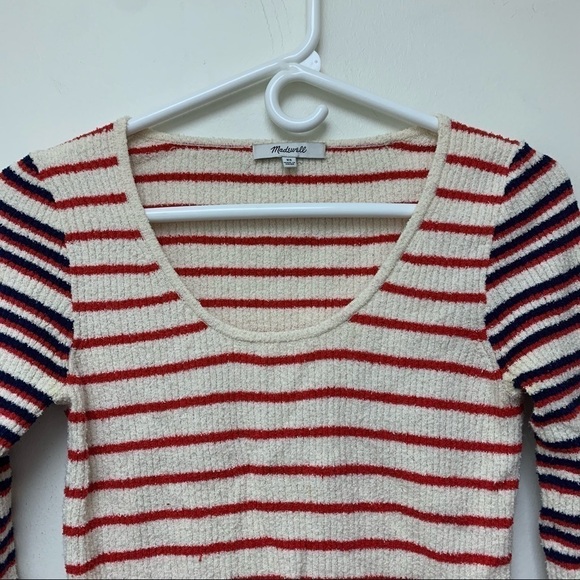 Madewell Stillman Pullover Sweater Stripe Mix - Picture 5 of 8